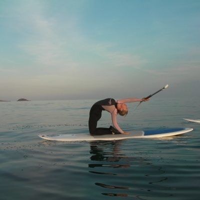 SUP amanda yoga moonrise